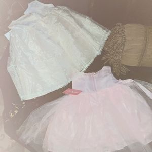 2 dresses 12 months pink girls